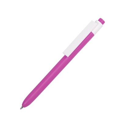 Ручка шариковая РЕТРО, пластик, розовая