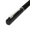 Ручка шариковая пластик/металл, покрытие софт тач, черная