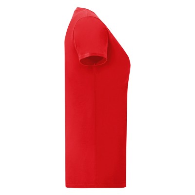 Футболка женская 150 г/м2,  100% хлопок, красная