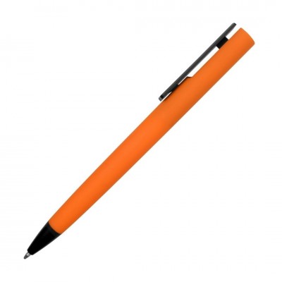 Ручка ТАПЕР,  пластик, покрытие  soft-touch, оранжевая