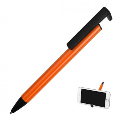 Ручка-подставка KIPER METALL, оранжевая