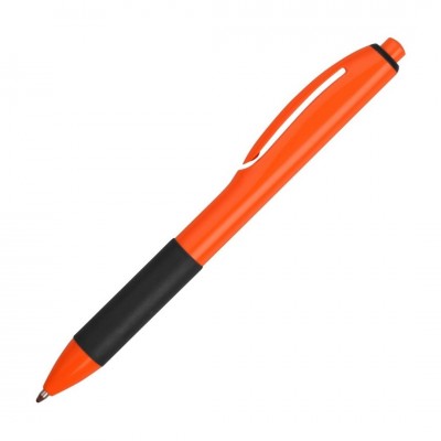 Ручка шариковая БЭНД, пластик, оранжевая