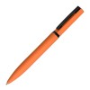 Ручка шариковая, покрытие софт-тач, металл, оранжевый