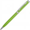 Ручка металлическая шариковая "Silver Soyer" зеленая
