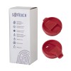 Термостакан 400мл soft touch, красный