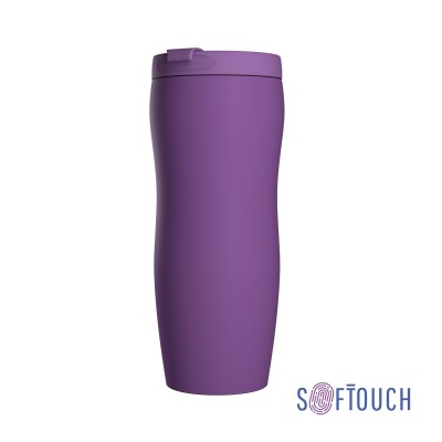 Термостакан 400мл soft touch, фиолетовый