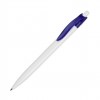 Ручка шариковая "Kakadu" пластик, бело/синяя