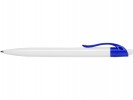 Ручка шариковая "Kakadu" пластик, бело/ярко-синяя