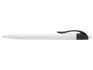 Ручка шариковая "Kakadu" пластик, бело/черная