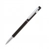 Ручка шариковая СТАР, покрытие soft touch, цвет черный