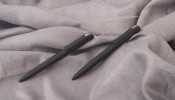 Ручка шариковая "Jupiter", покрытие soft touch, цвет черный с золотом