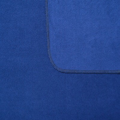 Плед флисовый 130х150 см, 180 г/м², ярко-синий