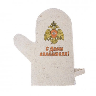 Рукавица банная с полной запечаткой