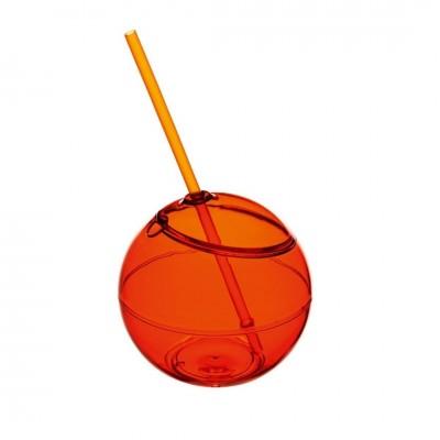 Емкость для питья 580 мл, АБС пластик, оранжевый