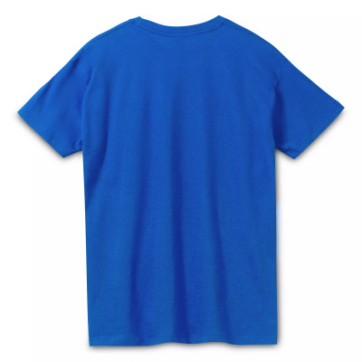 Футболка унисекс 150г/м², хлопок, ярко-синяя (royal)