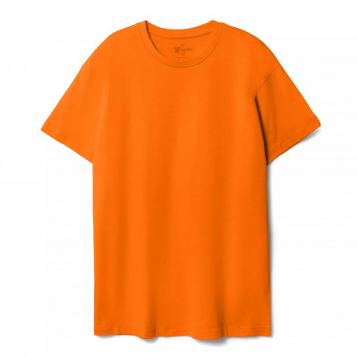Футболка унисекс 140 г/м², хлопок, оранжевая
