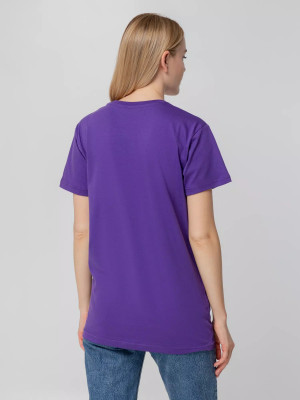 Футболка унисекс 140 г/м², хлопок, фиолетовая