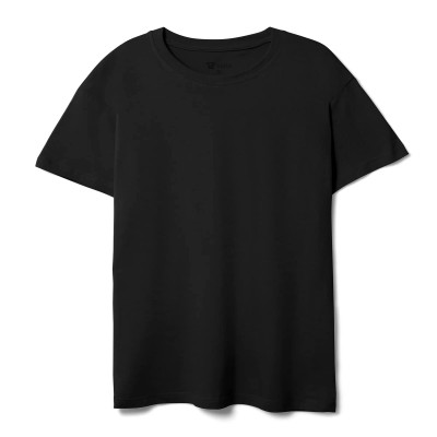 Футболка унисекс 140 г/м², хлопок, черная