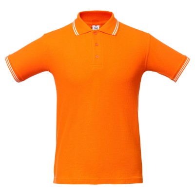Рубашка поло 180 г/м² хлопок пике, оранжевая