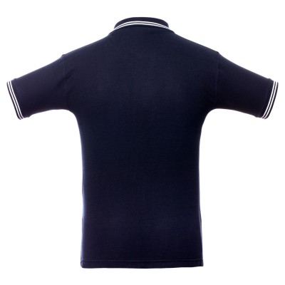 Рубашка поло 180 г/м² хлопок пике, темно-синяя