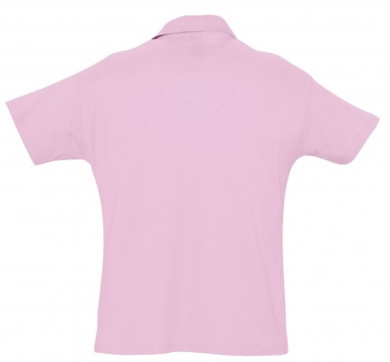 Рубашка поло 170г/м², хлопок пике, розовая