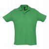 Рубашка поло 170г/м², хлопок пике, ярко-зеленая