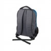 Рюкзак 28х12х44см серый/голубой