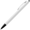 Ручка шариковая 14,5х1см белая с черным