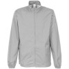 Ветровка на молнии без капюшона, светло-серая