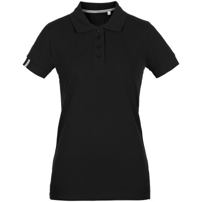 Рубашка поло женская 200 г/м² черная