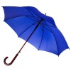 Зонт-трость 100см с деревянной ручкой, ярко-синий