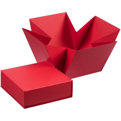 Коробка для кружки 11,4х11,4х11,1см красная