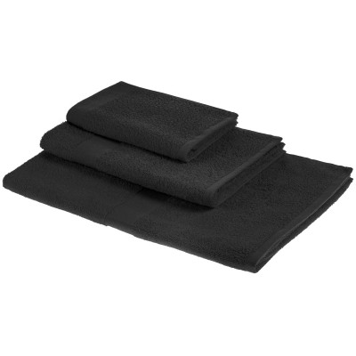Полотенце 70х140см, 350 г/м², черное