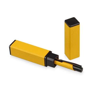 Футляр для ручки алюминий/пластик, желтый