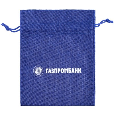 Холщовый мешок 15х19,5см, синий