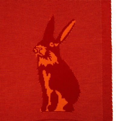 Плед "Stereo Bunny" 150х100см акрил, красный