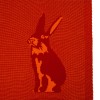 Плед "Stereo Bunny" 150х100см акрил, красный