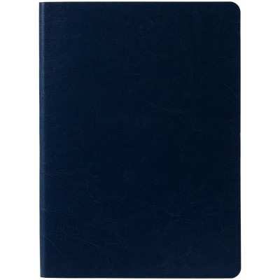 Ежедневник 15х21см, недатированный, синий с серебром