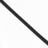 Еженедельник-портфолио 15х21см кожа, недатированный, черный