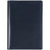 Ежедневник-портфолио 15х21 см кожа, недатированный, синий
