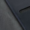 Ежедневник-портфолио 15х21 см кожа, недатированный, синий