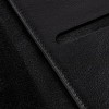 Ежедневник-портфолио 15х21 см кожа, недатированный, черный