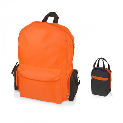 Рюкзак 37х14х43см складной, оранжевый