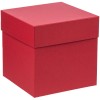 Коробка 16х16х15,5см, красная