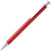 Ежедневник 15х21см с шариковой ручкой, серый с красным