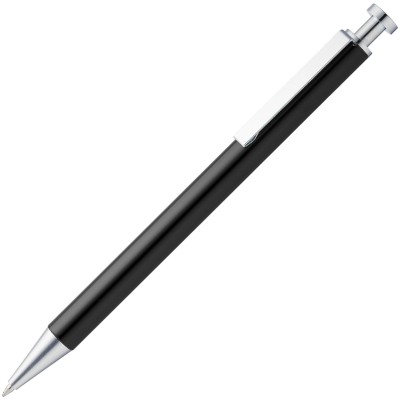 Ежедневник 15х21см с шариковой ручкой, серый с черным
