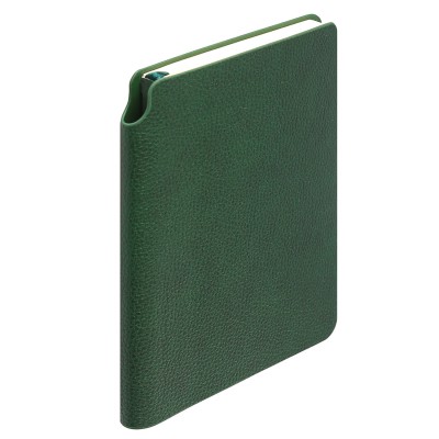 Ежедневник недатированный "САЛИ" A6, зеленый, кремовый блок