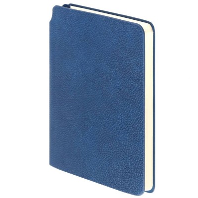 Ежедневник недатированный "САЛИ" A6, синий, кремовый блок