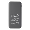 Внешний аккумулятор с подсветкой, Luce, 10000 mAh, серый