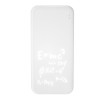 Внешний аккумулятор с подсветкой, Luce, 10000 mAh, белый